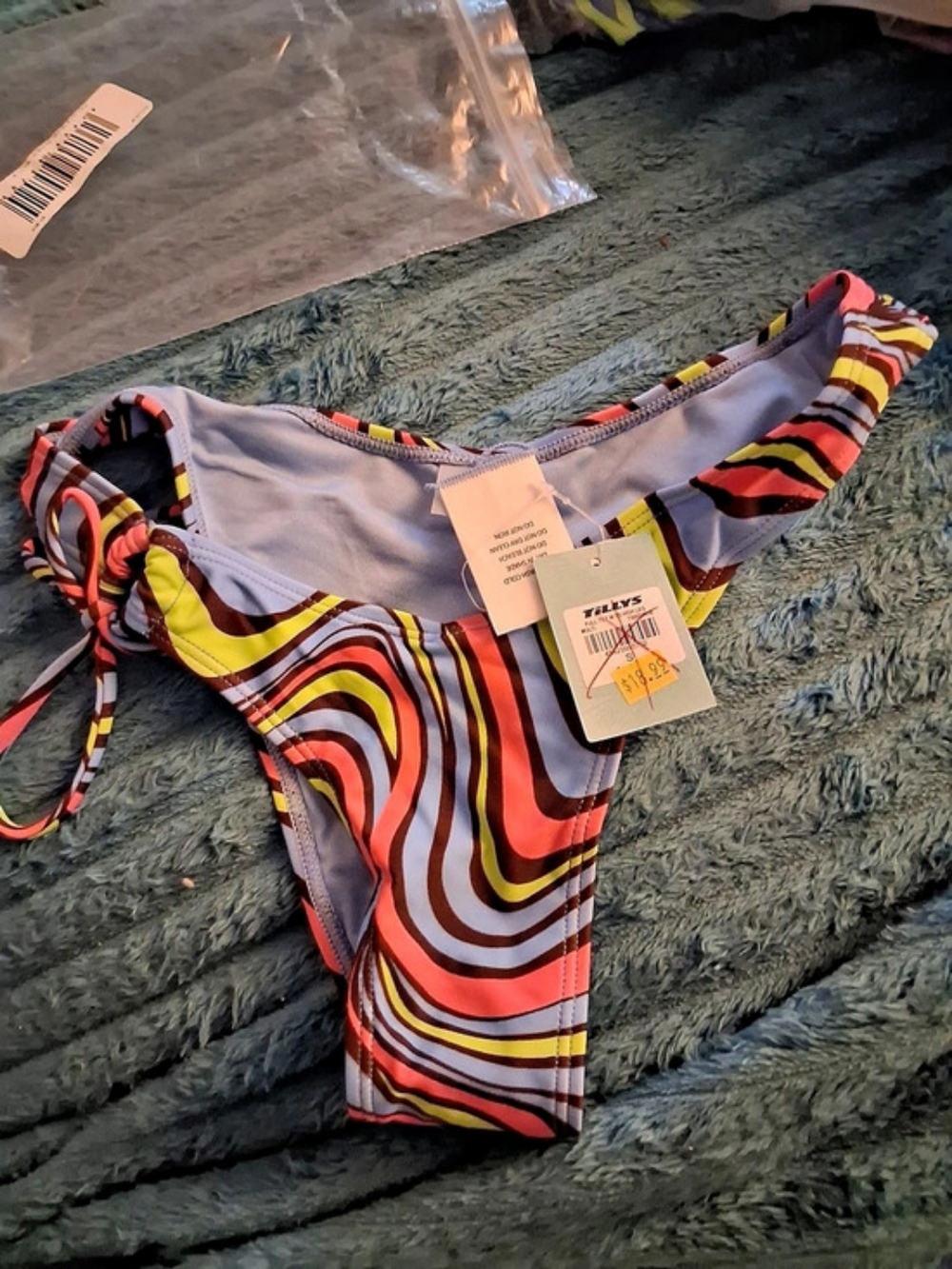 Tillys Full Tilt With This High Leg High Leg Bikini Bottom in Multicolor Size